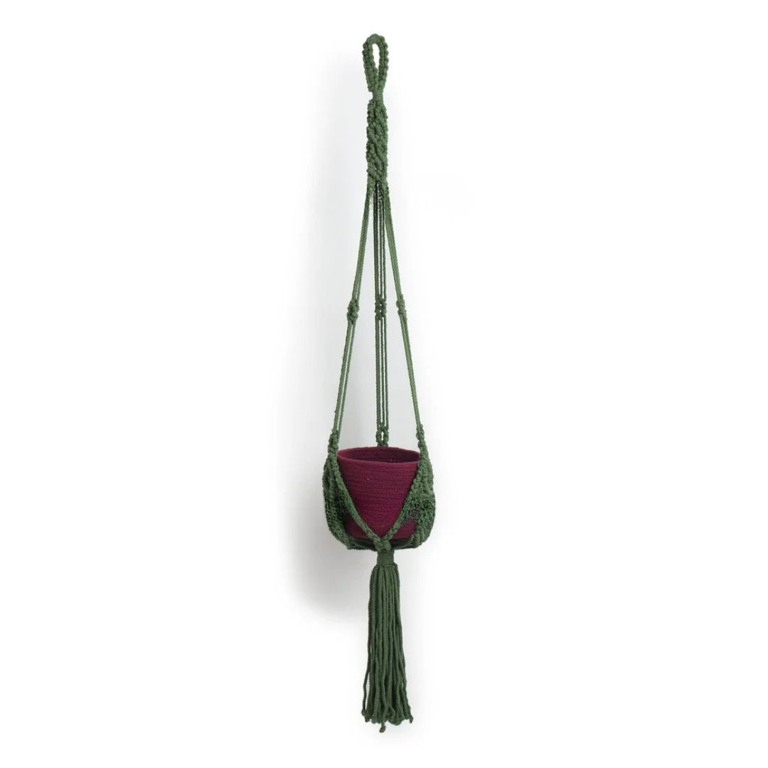 Colourful Macrame Plant Hanger